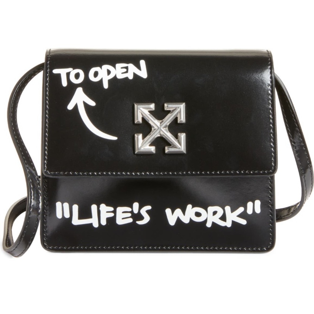 Off White Jitney 0.7 “Life’s Work” handbag, like new + great condition